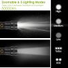 Tactical LED Flashlight Zoomable Rechargeable Search Light Torch 50000LM  5Modes SOS Night Light For Night Walking Adventures