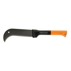 Brush Axe with Safety Sheath - Fixed Handle - Black/Orange