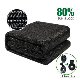 10 ft. x 16 ft. Shade Cloth 80% Sunblock, Protect Your Plant for Greenhouse, Patio Sun Shades and Privacy Screen Fence