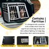 Pet Car Transport Cage Aluminium Puppy Travel Crate Box Trapezoidal Kennel Dog Cat Carrier Cage