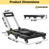 Folding Hand Truck 330lbs, Portable Heavy Duty Dolly Cart