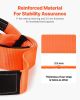 VEVOR Car Tow Cable Towing Strap Rope 36000 lbs 8 ft Emergency Heavy Duty Strap