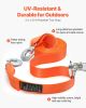 VEVOR Towing Strap Rope 17000 lbs 20 ft Car Tow Cable with 2 Hooks Heavy Duty