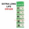 5 PCS New Lithium Battery 3V CR1225 /CR 1225 Button Cell Watch EXTRA LONG LIFE
