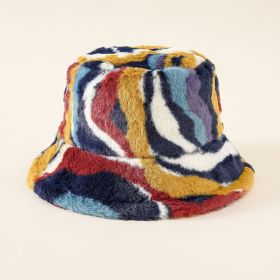 Blue hat women's autumn and winter haze sky blue knitted cap peaked cap baseball cap beret fisherman hat (Color: color)