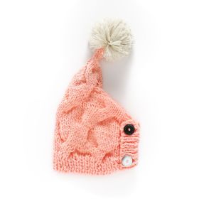 Baby Beanies Hats Soft Warm Knitted Infant Toddler Baby Hats Caps for Boys (Color: Orange)