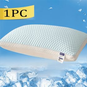 Cooling Breathable Tofu Pillows (Color: sky blue)