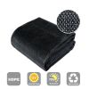 70% Sunblock Shade Cloth With Grommets  Black for Plant Cover Greenhouse Barn Kennel Pool Pergola