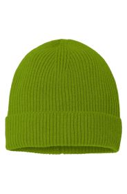 Fine Rib Knit Beanie (Color: chestnut)