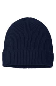 Fine Rib Knit Beanie (Color: sky blue)