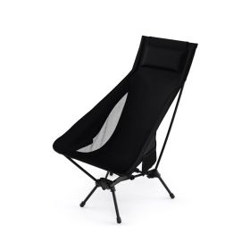 Portable Camping Chair with Compact Carrying Bag for Hiking & Trip (Type: Camping Chairs, Color: Black)