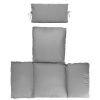 Egg Chair Cushion Hanging Basket Seat Cushion Thicken Soft Egg Swing Chair Pad Hanging Egg Chair Cushion with Headrest HANGING BASKET NOT INCLUDED