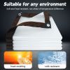 Patio transparent tarp, three sizes, with nylon rope and multiple cable ties, reinforced version, thick durable anti-friction, suitable for farmhouse